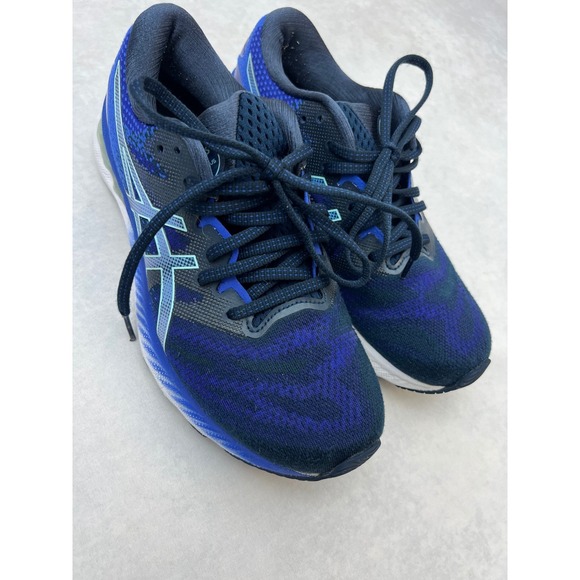 Asics Gel Nimbus 23 Running Shoes Cushioning Athletic Blue Women's - Picture 2 of 7